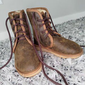 Women's Leather Dusty Mid Bomber Boots